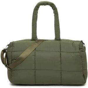 My TAGALONGS NWT Olive Green Puffer Duffle Bag